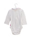 A White Long Sleeve Bodysuits from Jojo Maman Bébé in size 6-12M for girl. (Back View)