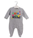 A Grey Long Sleeve Jumpsuits from Moschino in size 3-6M for boy. (Front View)