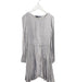 A Grey Long Sleeve Dresses from Polo Ralph Lauren in size 8Y for girl. (Front View)