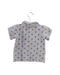 A Grey Short Sleeve Polos from Seed in size 6-12M for boy. (Back View)