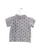 A Grey Short Sleeve Polos from Seed in size 6-12M for boy. (Back View)