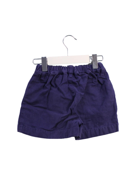 A Purple Shorts from Tinycottons in size 2T for boy. (Back View)