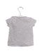 A Grey Short Sleeve T Shirts from Seed in size 0-3M for girl. (Back View)