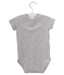 A Grey Short Sleeve Bodysuits from Seed in size 3-6M for neutral. (Back View)
