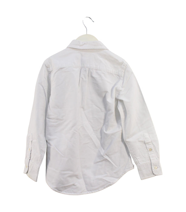 A White Shirts from Crewcuts in size 6T for boy. (Back View)