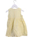A Yellow Sleeveless Dresses from Pan Con Chocolate in size 3T for girl. (Back View)