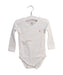A White Long Sleeve Bodysuits from Petit Bateau in size 6-12M for neutral. (Front View)