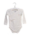 A White Long Sleeve Bodysuits from Petit Bateau in size 6-12M for neutral. (Front View)
