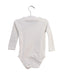 A White Long Sleeve Bodysuits from Petit Bateau in size 6-12M for neutral. (Back View)