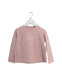 A Pink Long Sleeve Tops from Knot in size 3T for girl. (Front View)