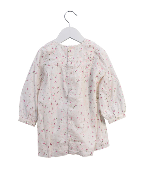 A White Long Sleeve Dresses from Bonpoint in size 2T for girl. (Back View)