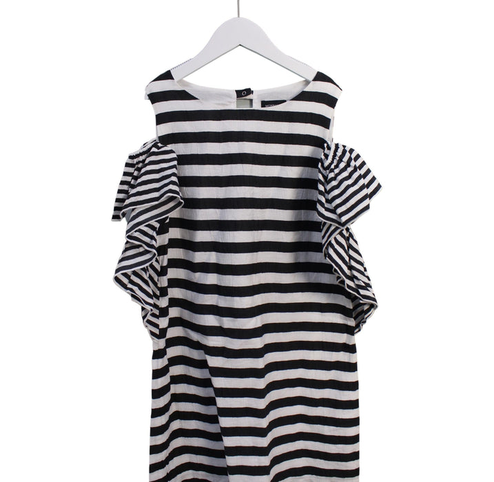 A Black Sleeveless Dresses from Monnalisa in size 12Y for girl. (Front View)