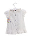 A White Short Sleeve Tops from Fendi in size 3-6M for girl. (Back View)