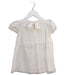 A Ivory Short Sleeve Dresses from Fendi in size 6-12M for girl. (Front View)