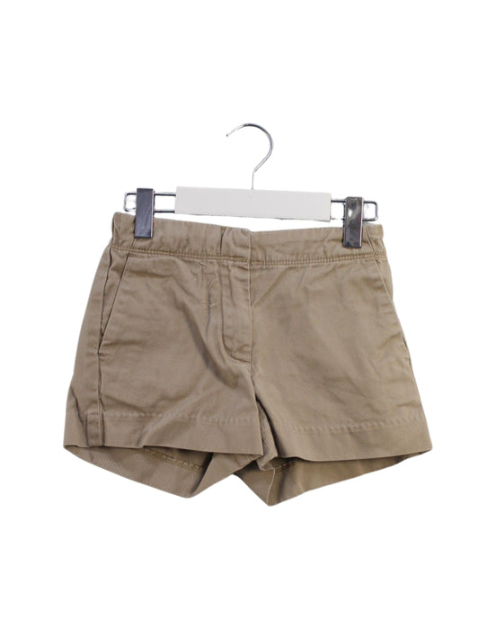 A Beige Shorts from Crewcuts in size 8Y for girl. (Front View)