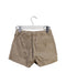 A Beige Shorts from Crewcuts in size 8Y for girl. (Back View)