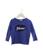 A Blue Long Sleeve Tops from Seed in size 3T for boy. (Front View)