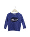 A Blue Long Sleeve Tops from Seed in size 3T for boy. (Front View)