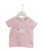 A Pink Short Sleeve T Shirts from Seed in size 6-12M for girl. (Front View)