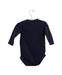 A Navy Long Sleeve Bodysuits from Seed in size 3-6M for boy. (Back View)