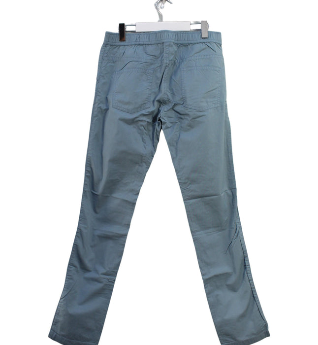 A Teal Casual Pants from Petit Bateau in size 10Y for boy. (Back View)