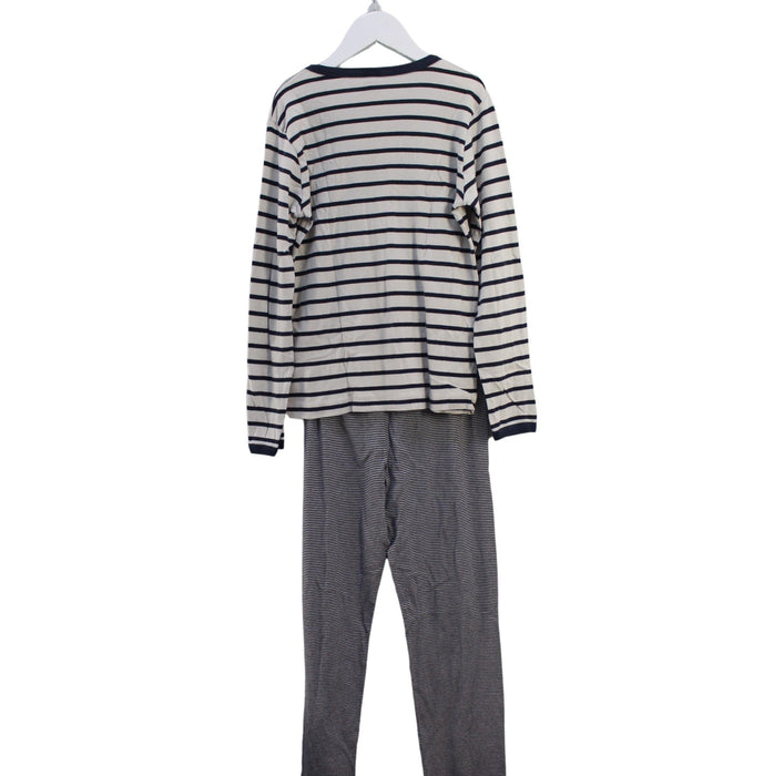 A Navy Pyjama Sets from Petit Bateau in size 10Y for boy. (Back View)