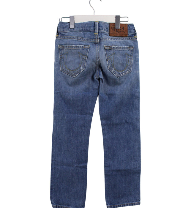 A Blue Jeans from True Religion in size 6T for girl. (Back View)