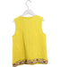 A Yellow Sleeveless Tops from Emilio Pucci in size 10Y for girl. (Back View)