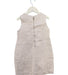 A Peach Sleeveless Dresses from I Pinco Pallino in size 5T for girl. (Back View)