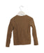 A Brown Cardigans from Bonpoint in size 6T for girl. (Back View)