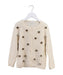 A Ivory Cardigans from Il Gufo in size 6T for girl. (Front View)