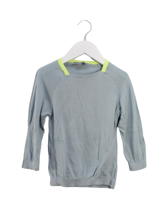 A Blue Knit Sweaters from Dior in size 4T for boy. (Front View)