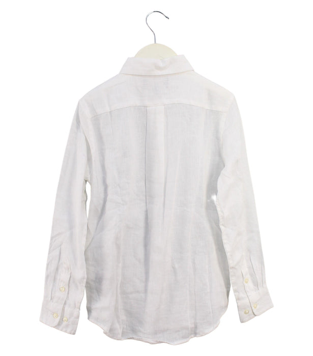 A White Shirts from Ralph Lauren in size 7Y for boy. (Back View)