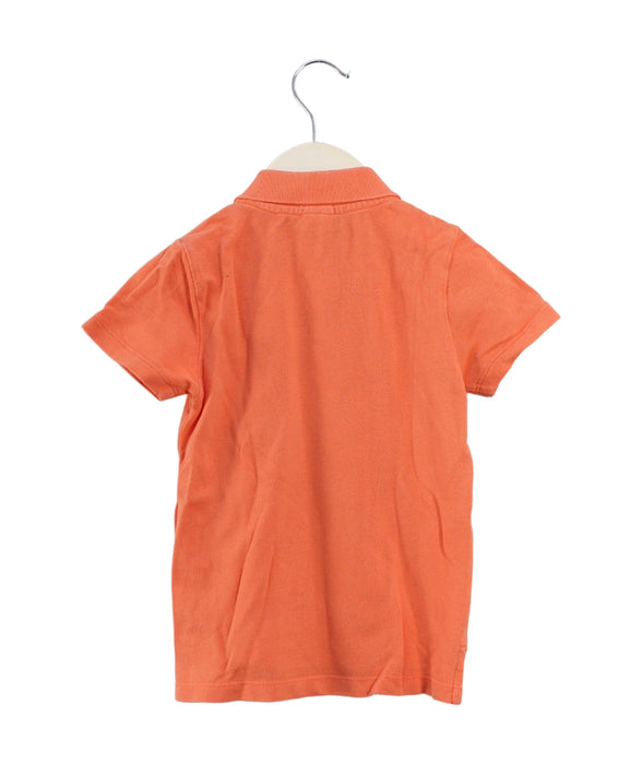 A Orange Short Sleeve Polos from Crewcuts in size 2T for boy. (Back View)