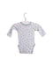 A Blue Long Sleeve Bodysuits from Petit Bateau in size 0-3M for boy. (Back View)