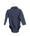 A Blue Long Sleeve Bodysuits from Jojo Maman Bébé in size 6-12M for boy. (Back View)
