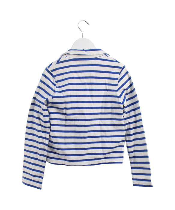 A Blue Lightweight Jackets from Petit Bateau in size 8Y for girl. (Back View)