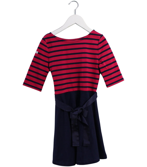 A Pink Short Sleeve Dresses from Polo Ralph Lauren in size 6T for girl. (Front View)