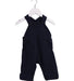 A Navy Long Overalls from Petit Bateau in size 3-6M for boy. (Front View)