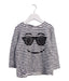 A White Long Sleeve Tops from Seed in size 3T for girl. (Front View)