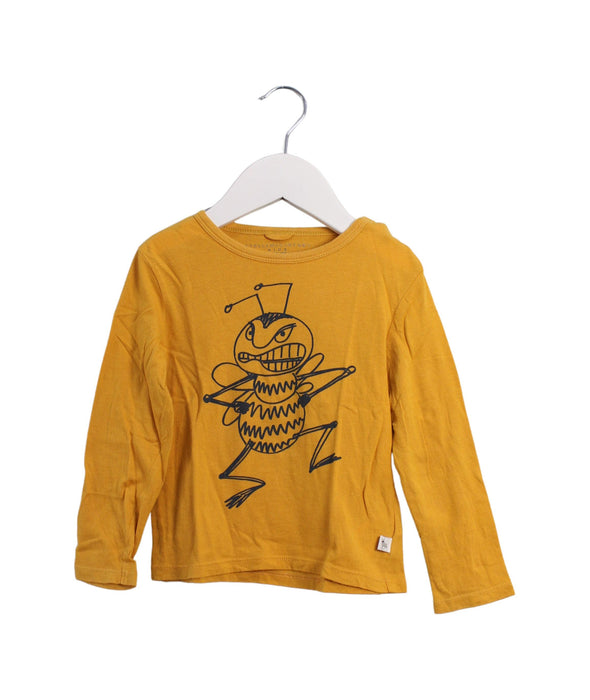 A Yellow Short Sleeve T Shirts from Stella McCartney in size 3T for boy. (Front View)