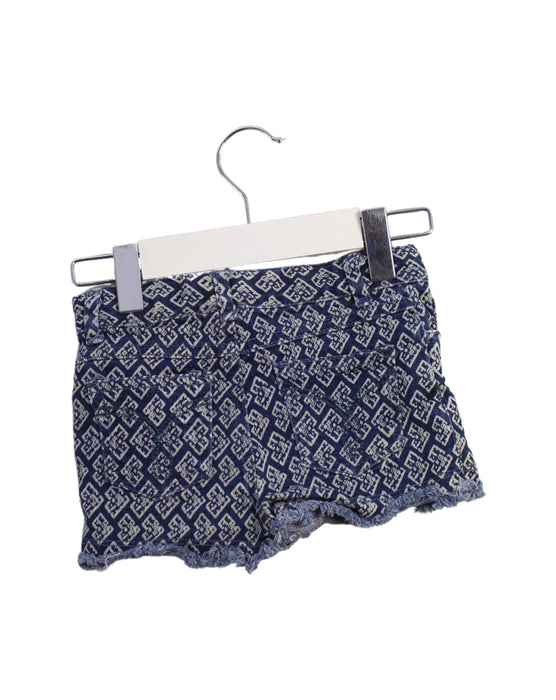 A Navy Shorts from Calvin Klein in size 4T for girl. (Back View)