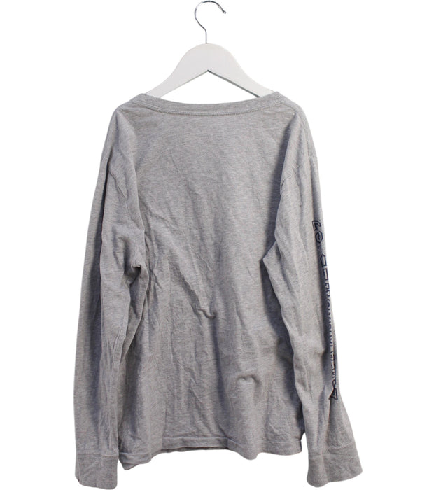 A Grey Long Sleeve Tops from Polo Ralph Lauren in size 10Y for boy. (Back View)