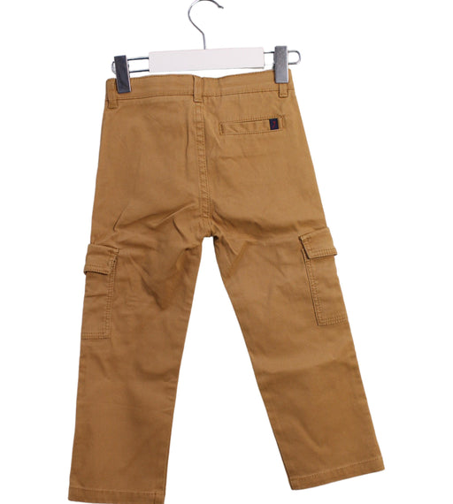 A Beige Casual Pants from Jacadi in size 3T for boy. (Back View)