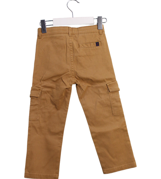 A Beige Casual Pants from Jacadi in size 3T for boy. (Back View)
