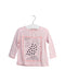 A Pink Long Sleeve Tops from Little Marc Jacobs in size 6-12M for girl. (Front View)