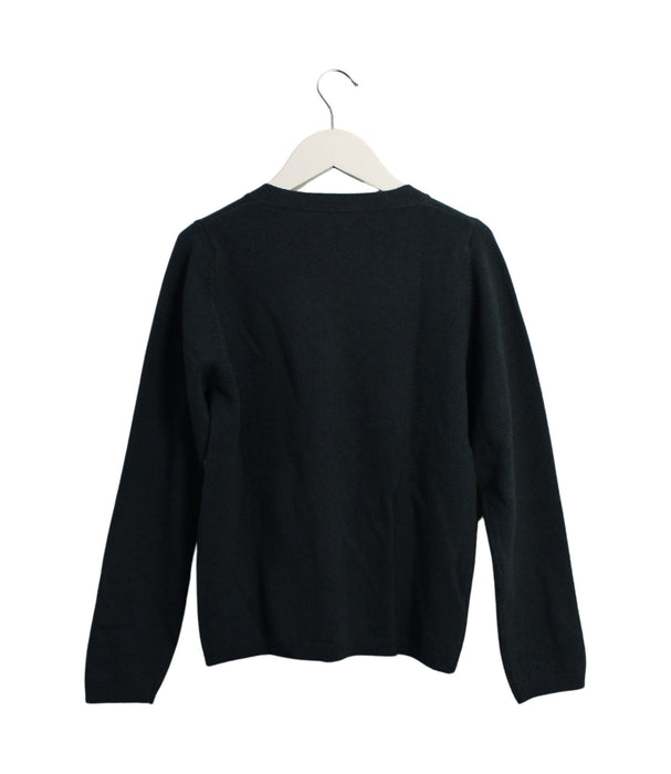 A Green Cardigans from Bonpoint in size 10Y for boy. (Back View)