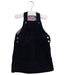 A Navy Overall Dresses from Jojo Maman Bébé in size 12-18M for girl. (Front View)