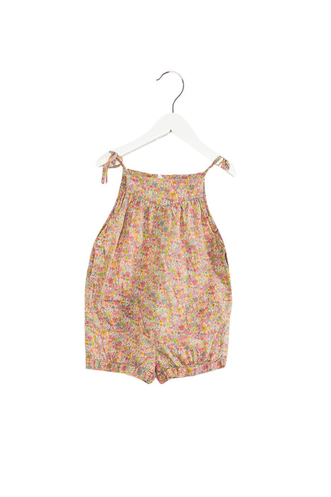 A Pink Sleeveless Rompers from Bonpoint in size 4T for girl. (Front View)