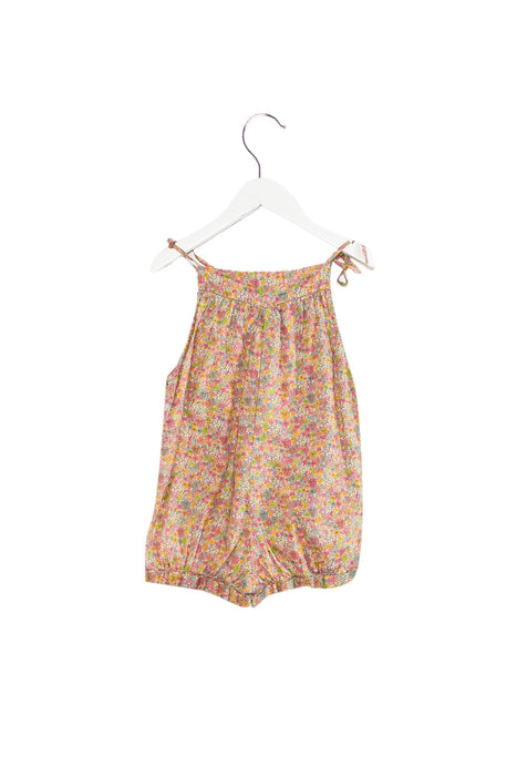 A Pink Sleeveless Rompers from Bonpoint in size 4T for girl. (Back View)